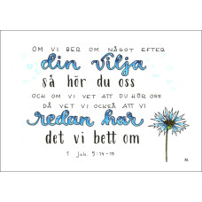 Storkort  "Om vi ber efter din vilja...."